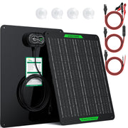 SUNER POWER front panel view showing durable surface and compact design for efficient charging