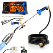 SuniqFyre front view showing complete torch kit and professional packaging, highlights readiness