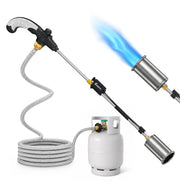 SuniqFyre front view torch with hose showing robust build and safe operation