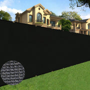Sunnyglade front view showing full black privacy screen and neat edges for coverage