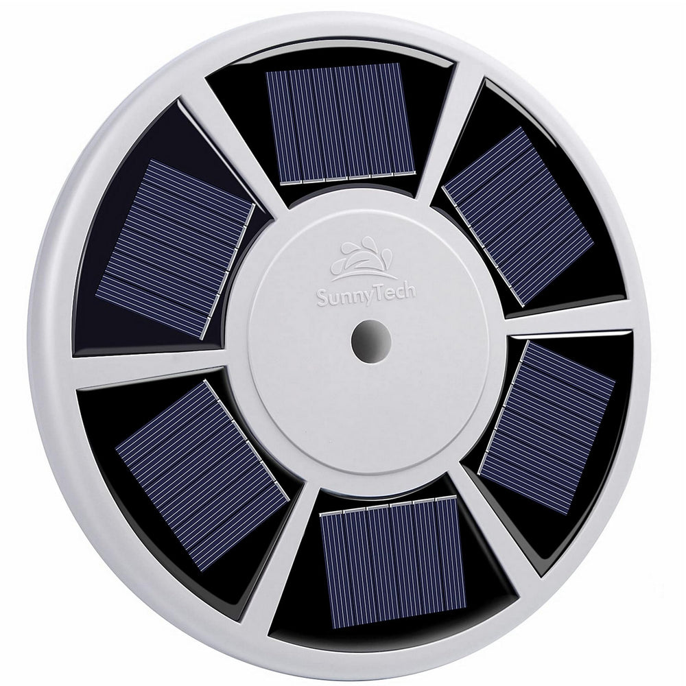 Sunnytech front view showing fixture, highlights easy installation benefit
