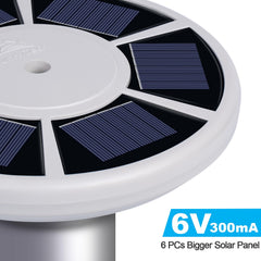 Sunnytech close-up of photovoltaic cells, maximizes solar charging benefit