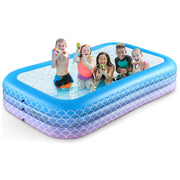 Sunrio pool front view showing full-sized family-ready design