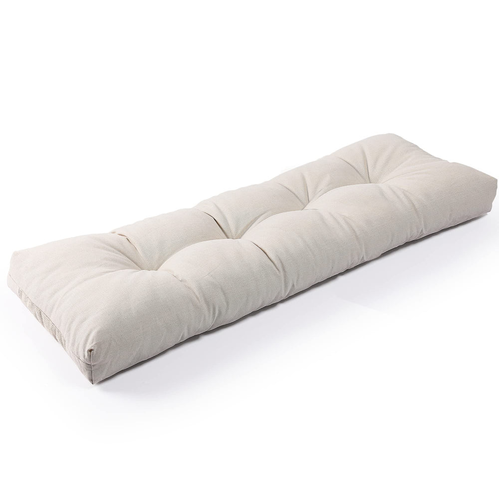 SUNROX front view cream bench cushion, comfortable durable seating
