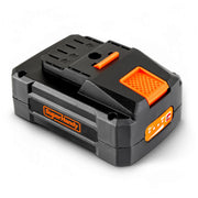 SuperHandy 48V battery front pack showing model and capacity for easy identification