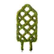 SuperMoss diamond trellis front view showing decorative moss and structure for instant style