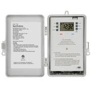 SURAIELEC front panel view showing timer and 12-hour display for easy scheduling