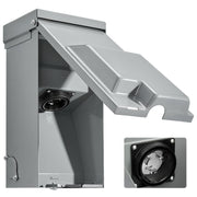 SURAIELEC front view inlet box showing secure outdoor mounting and protection