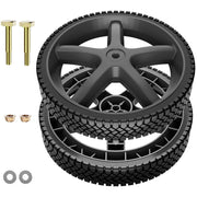 SurpLee front view wheel showing hub and rim for easy replacement benefit