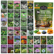 SURVIVAL GARDEN SEEDS front pack showing variety list and heirloom claim