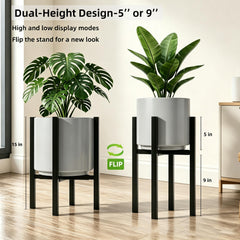 Sustivic flip-height demonstration illustrating quick change between 9 and 5 inches
