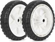 Sutmorly front drive wheels front view showing full wheel and tread benefit
