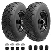 Sutmorly front view of 16-inch solid wheel showing durable construction and ready-to-fit design