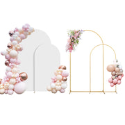 SuuWoee front view of both arches showing elegant event focal point