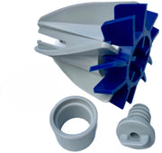 SWASHER front view of tail replacement showing durable body and reduced spray benefit