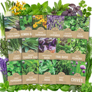 SWEET YARDS front packaging showing 16 organic herb packets and gift-ready design benefit