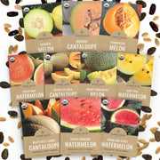 SWEET YARDS front packaging showing 10 organic melon seed packets and gift-ready box