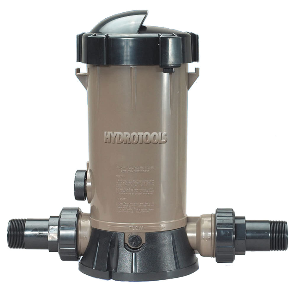 Swimline Hydrotools 8750 front view showing durable housing and capacity benefit