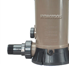 Swimline Hydrotools 8750 connected to pool plumbing showing easy installation benefit