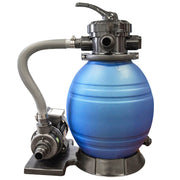Hydrotools front view showing tank and pump for reliable pool filtration