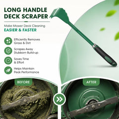 SYDERWE ergonomic long handle grip detail highlighting comfort and reduced strain