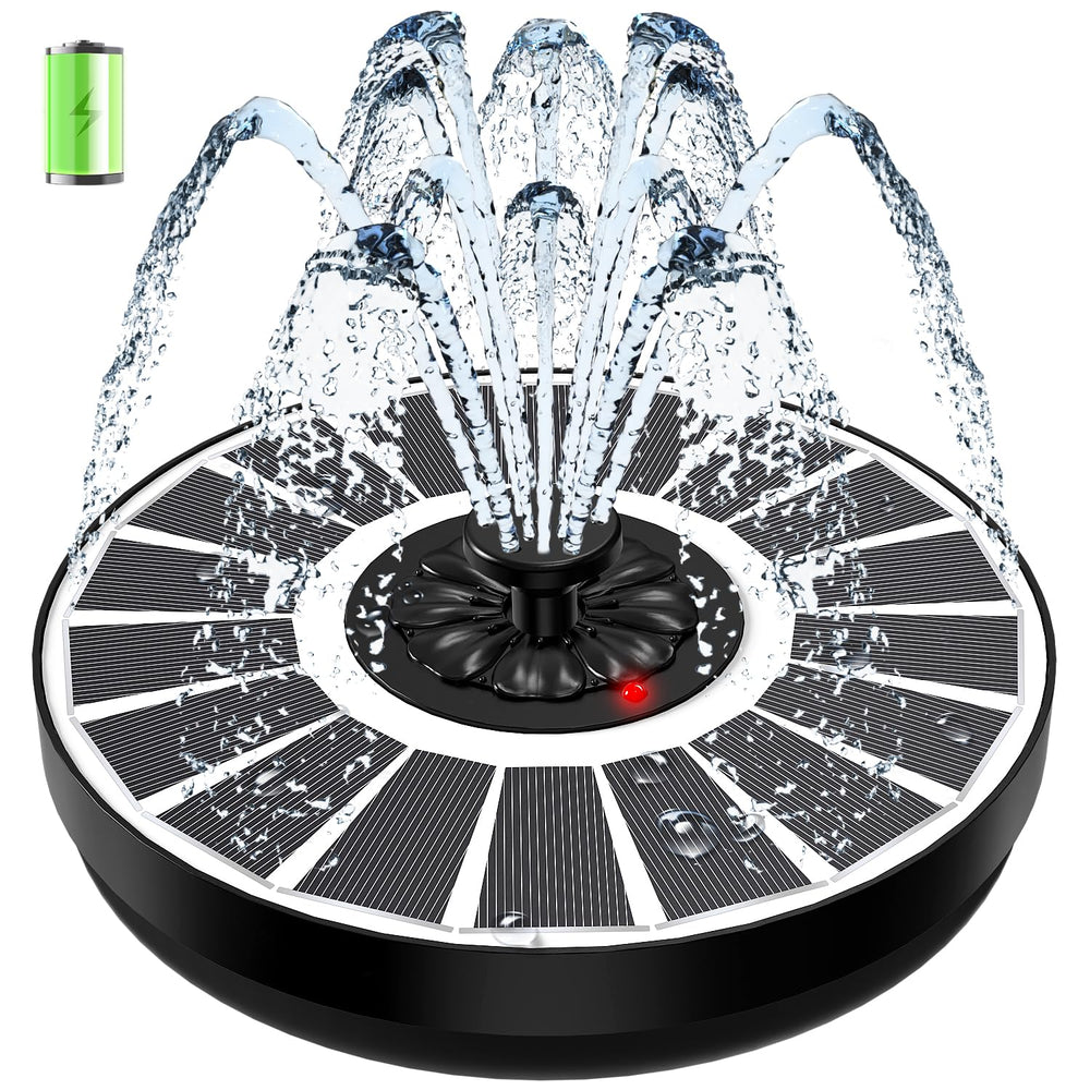 SZMP front panel fountain showing design and full spray, adds visual appeal