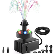 SZMP front view showing pump and nozzles, enhancing garden aesthetics