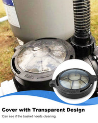 SZRKRLA clear top lid allowing quick basket inspection for faster maintenance