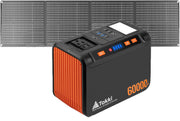 Takki front view of generator showing ports and handle for easy transport