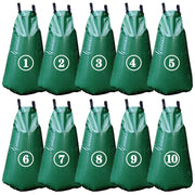 Tanzfrosch front view of 20-gallon bag showing durable PVC and zipper, prolongs tree hydration