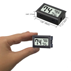 TASOGEN close-up digital display showing clear temp and humidity readings