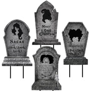 taupphoo tombstones front view showing spooky gravestone graphics and curb appeal