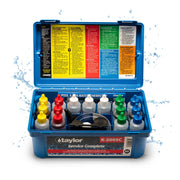 Taylor Technologies front packaging showing complete pool and spa kit benefit convenience