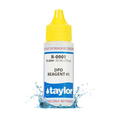 Taylor reagent #1 front label showing product name and size for easy identification and confidence