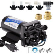 TDR Venus front view of pump showing compact build and quick install benefit