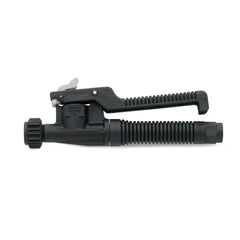 TeeJet TriggerJet front view showing inlet and ergonomic handle for easy control