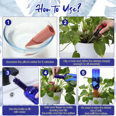 Teenyyou spike inserted in pot demonstrating automatic watering for healthier plants