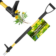 Tegarbed front view of 39-inch stand up weeder showing full length and head, ergonomic benefit