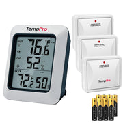 TempPro main display showing temperature and humidity, easy reading benefit