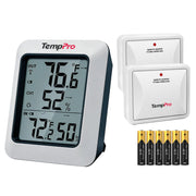 TempPro TempAir front display showing temperature and humidity, easy readout benefit