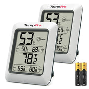 TempPro TempAir front display showing temperature and humidity, clear at-a-glance info