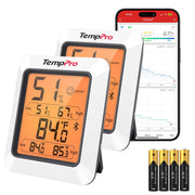 TempPro TempAir front display showing temperature and humidity for quick reading