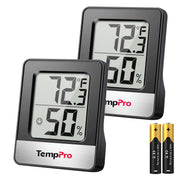 TempPro TempAir front display showing temperature humidity and comfort face