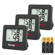 TempPro TempAir front packaging showing three monitors and benefits