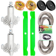 TENGMUJX front packaging showing complete 42-inch deck rebuild kit benefits