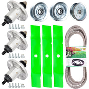 TENGMUJX front packaging of 48-inch deck kit showing complete parts and benefit of convenient set