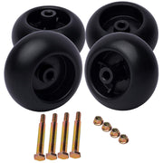 TENGMUJX front view of replacement deck wheel showing clean profile and fit benefits
