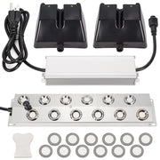 TEPU 12-head fogger front view showing connectors and robust casing, durable performance