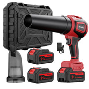 TeraTek front view showing handle and compact design for comfortable cleaning