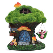 TERESA'S COLLECTIONS front view showing whimsical fairy house and glow